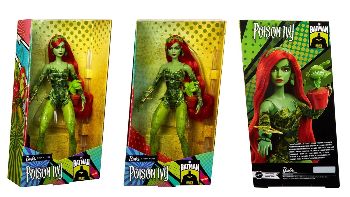 Barbie Poison Ivy packaging.