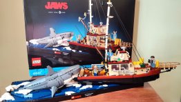 LEGO’s JAWS Set Is a Challenging Build That Immerses You in Plastic Brick Water