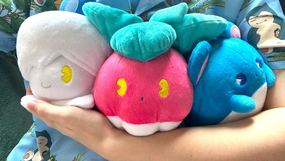pokemon soda pop plush trio in arm